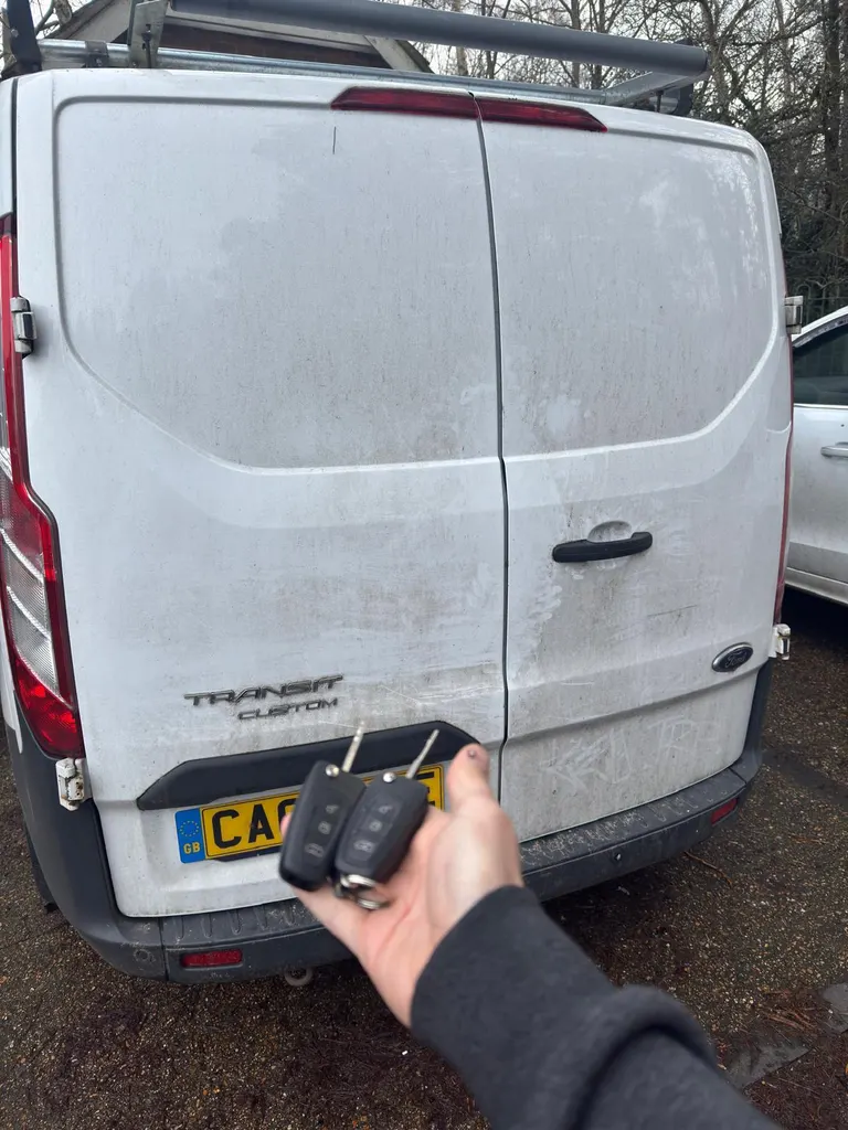 Ford Transit Custom All Keys Lost — Dartford, Kent