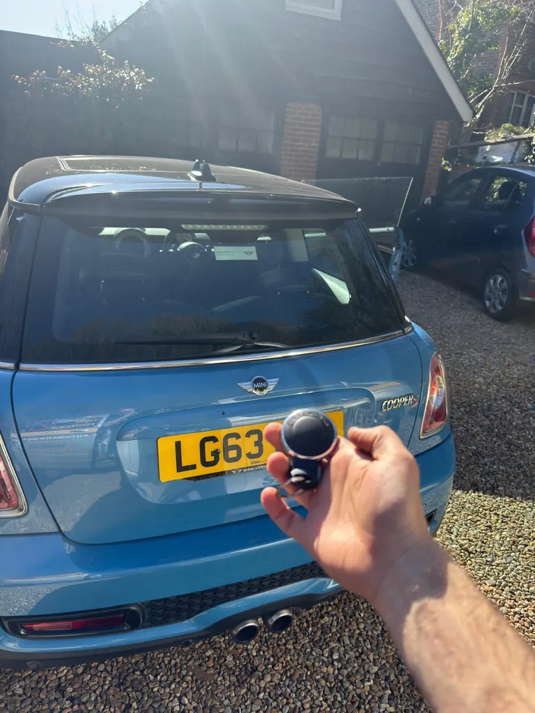 Mini Cooper Spare Key — Royal Tunbridge Wells